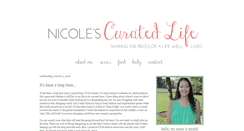 Desktop Screenshot of nicolescuratedlife.com