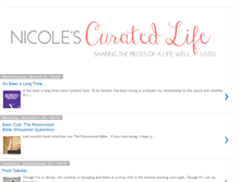 Tablet Screenshot of nicolescuratedlife.com